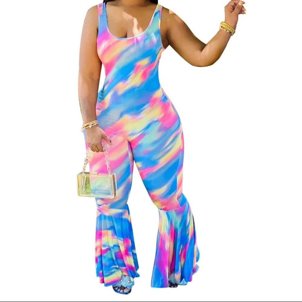 Tie-dye Jumpsuit